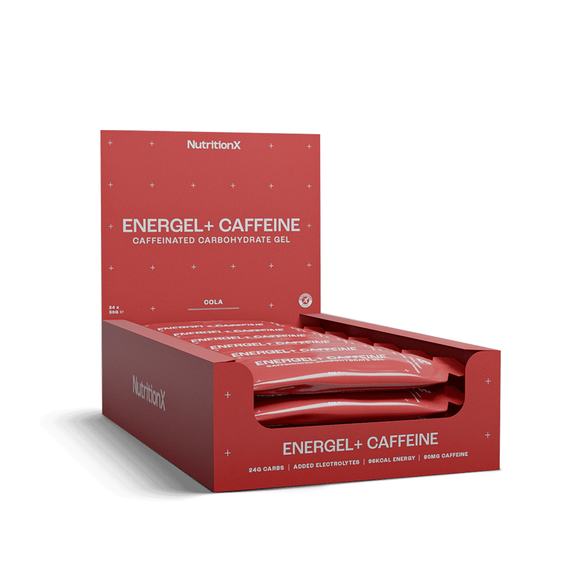 Energel+ Caffeine Energy Gel (24 x 50g)