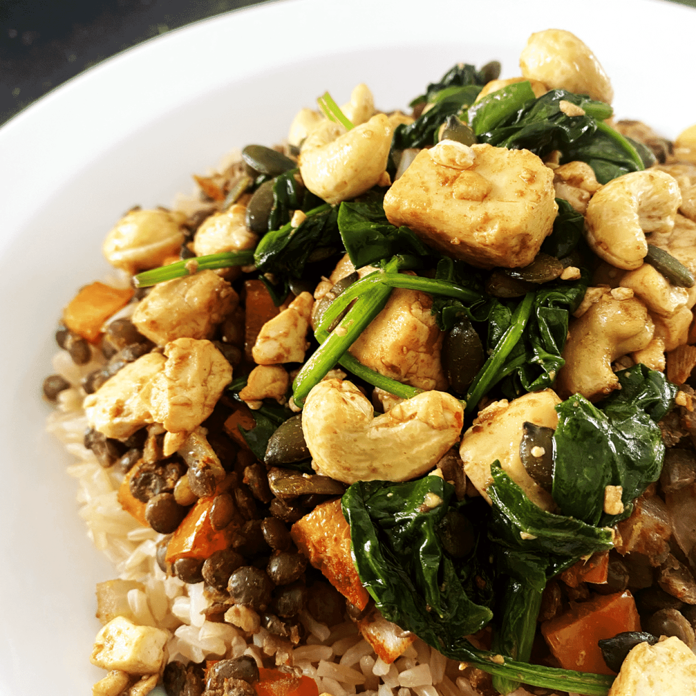 Iron-Rich Vegan Whole Grain Bowl
