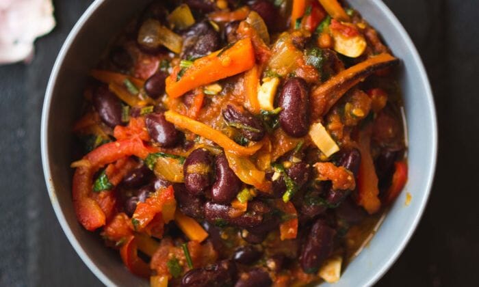Spicy Mexican Bean Vegan Chilli