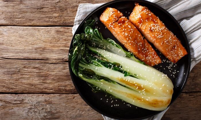 Miso Glazed Salmon with Pickled Beetroot